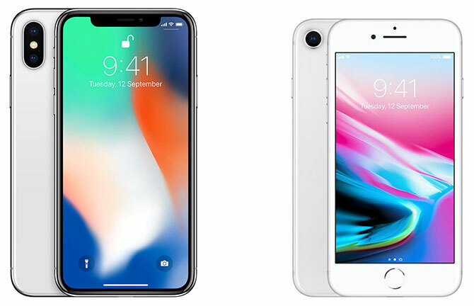 iPhone X et iPhone 8