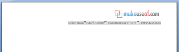 Comment créer du papier à lettres personnalisé avec un en-tête rapide dans Microsoft Word 2007 MSWord04