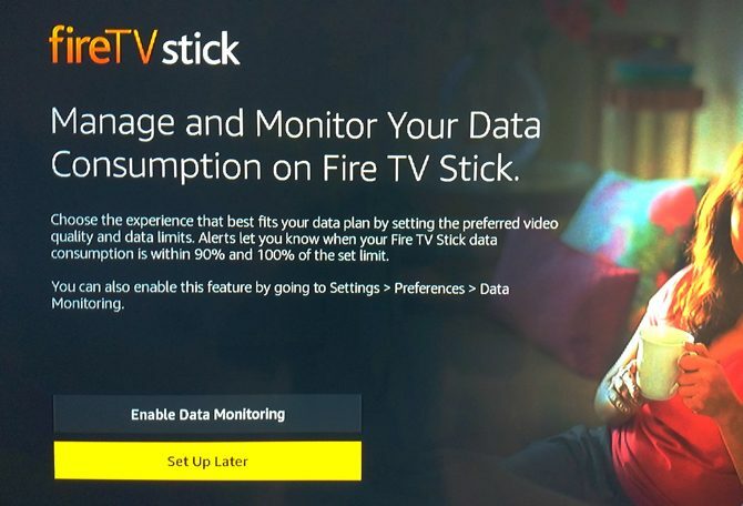 Configuration d'Amazon Fire TV Stick: gérer et surveiller la consommation de données