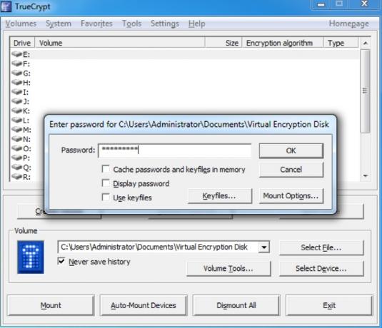 Guide de l'utilisateur TrueCrypt: sécurisation du verrouillage de vos fichiers privés 27