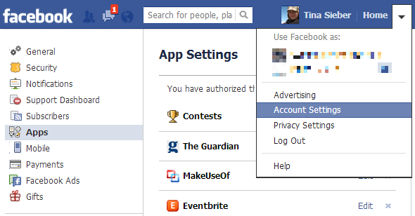 applications facebook