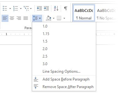 Formatage des paragraphes