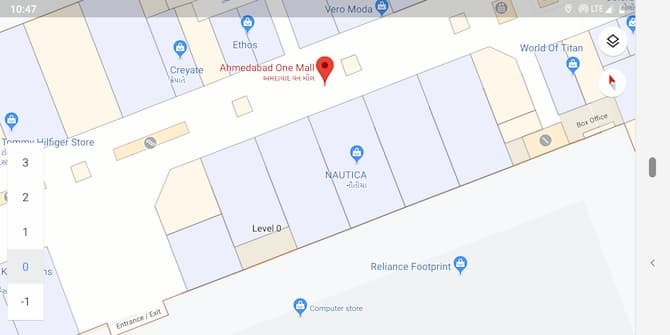 Naviguez à l'intérieur des centres commerciaux sur Google Maps