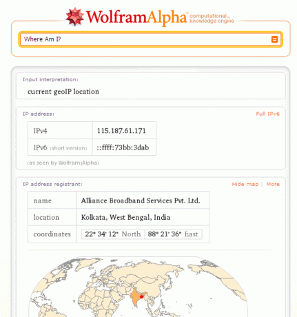 recherche wolfram alpha