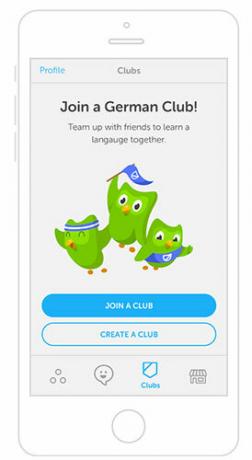 Clubs Duolingo