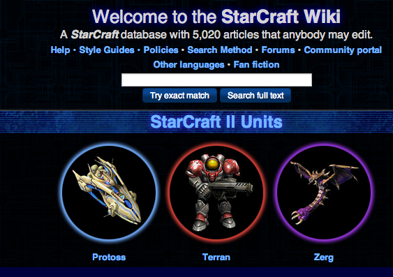 site web starcraft ii