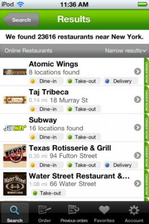 application iphone pizza