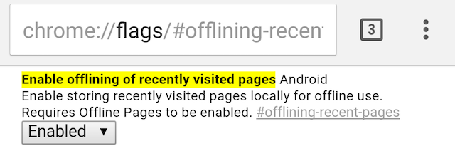 Chrome-flags-Android-pages-récemment-visitées