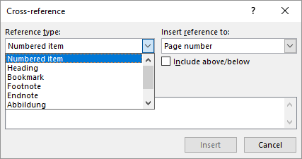 Comment créer des rapports et des documents professionnels dans Microsoft Word Cross Reference