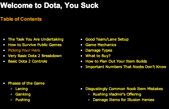 site web dota 2