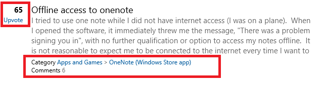 problème de concentrateur de commentaires Windows 10