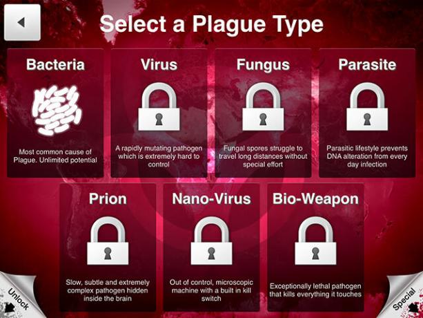 Choisissez une maladie et anéantissez l'humanité à Plague Inc. type de peste