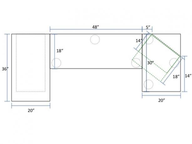 Bureau assis / debout DIY Slide1