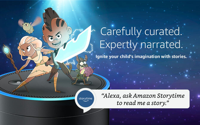 commandes de compétences amazon alexa pour les enfants