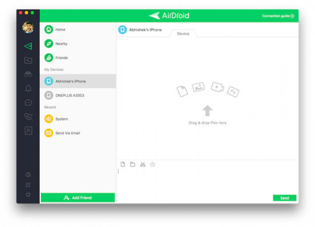 AirDroid pour la gestion des fichiers Android