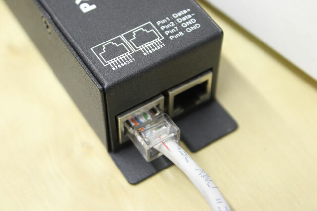 câblage RJ-45-DMX