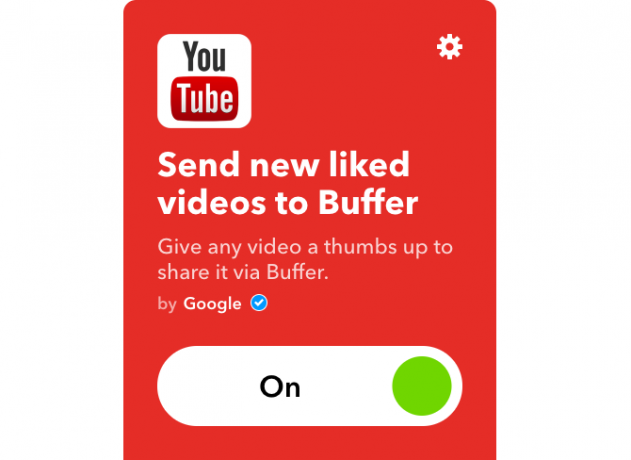 youtube ifttt a aimé les vidéos à mettre en mémoire tampon