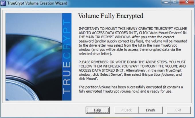 Guide de l'utilisateur TrueCrypt: sécurisation du verrouillage de vos fichiers privés 26