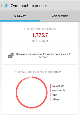 journal des dépenses android