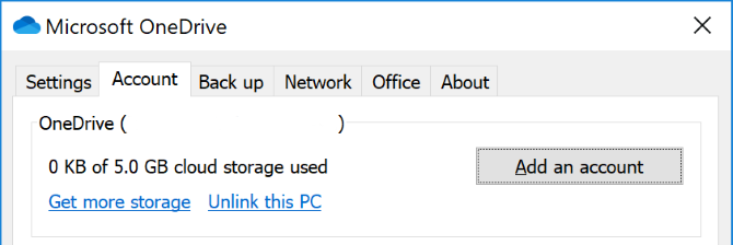 Capacité OneDrive