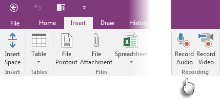 Microsoft OneNote - Notes audio