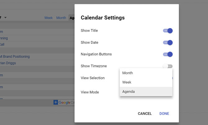 tableaux de bord sympas avec google sites