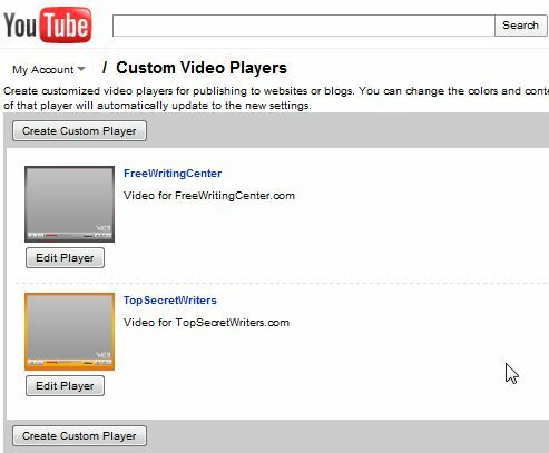 Comment ajouter des vidéos YouTube à votre site Web avec YouTube Custom Player youtube9