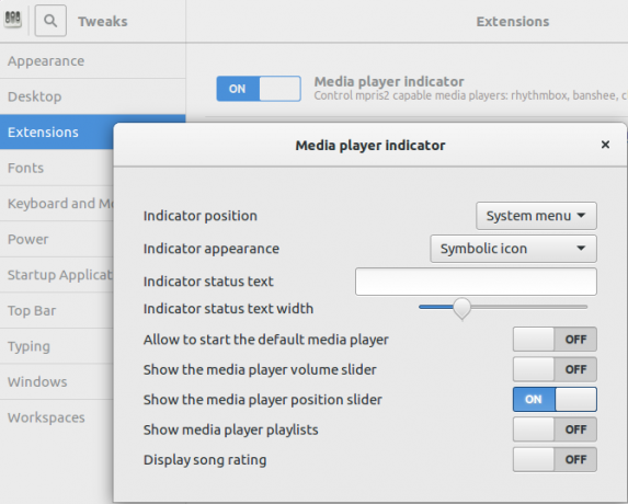 Rendez votre expérience musicale Linux transparente avec ces outils Paramètres d'intégration GNOME