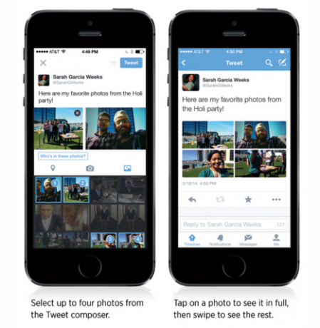 Twitter plusieurs photos