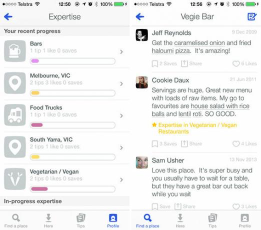 Foursquare relance en tant qu'outil de découverte basé sur votre expertise Tastes 4sq