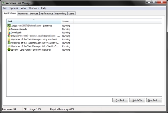 Mystères du gestionnaire de tâches de Windows 7: pourquoi vous n'avez pas besoin d'une autre application WTM
