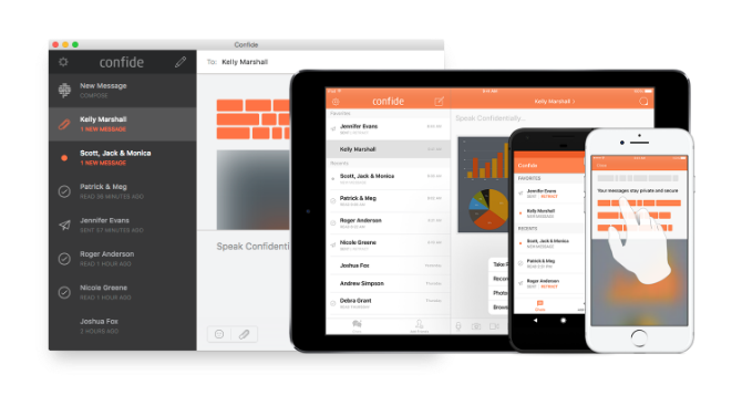 Confide est un messager instantané qui supprime automatiquement les messages après leur lecture et arrête les captures d'écran