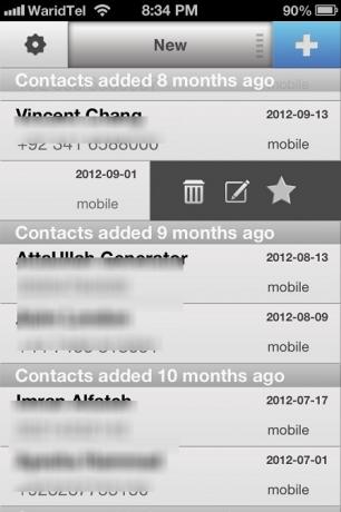 Contacts ReachFast: travaillez avec vos contacts iPhone plus rapidement