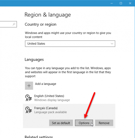 comment changer la langue du système dans Windows 10