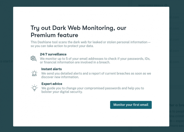 surveillance du dark web dashlane