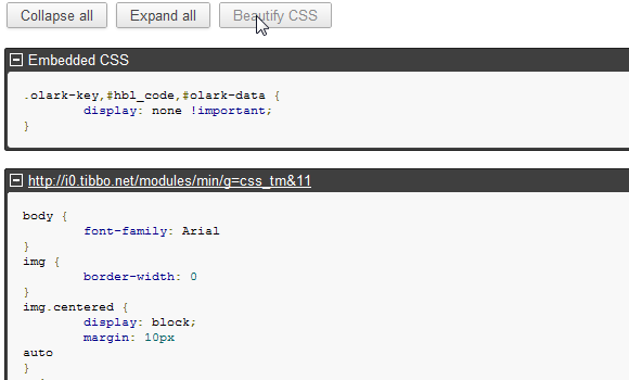 outils de développement web chrome