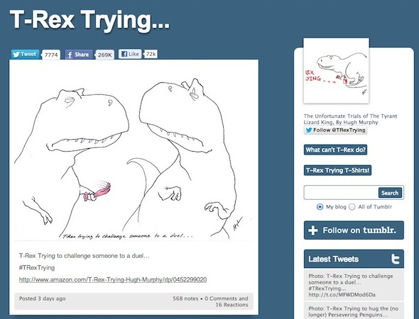 Besoin d'un bon rire? Suivez ces 10 blogs Tumblr TRex