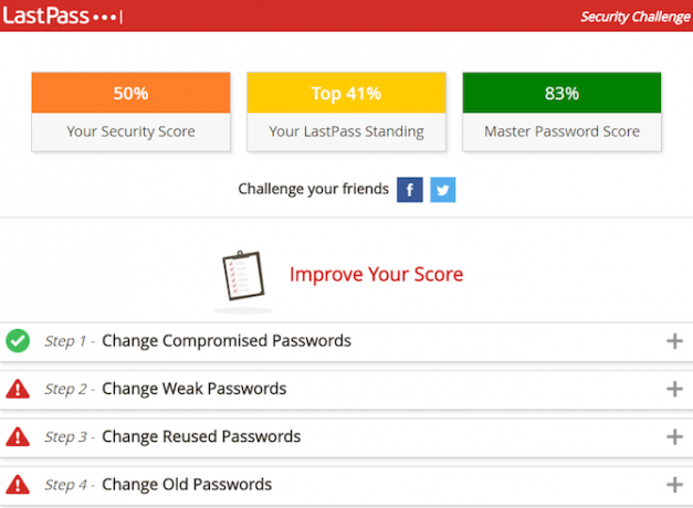 Sûreté et sécurité en ligne - Lastpass Security Challenge