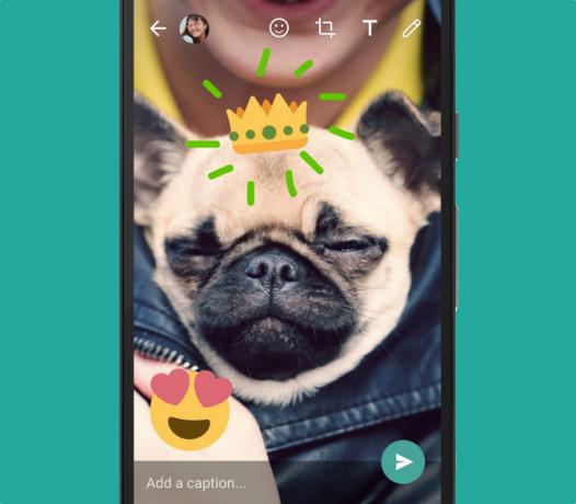 Nouvelle fonctionnalité WhatsApp - Emojis d'édition d'image