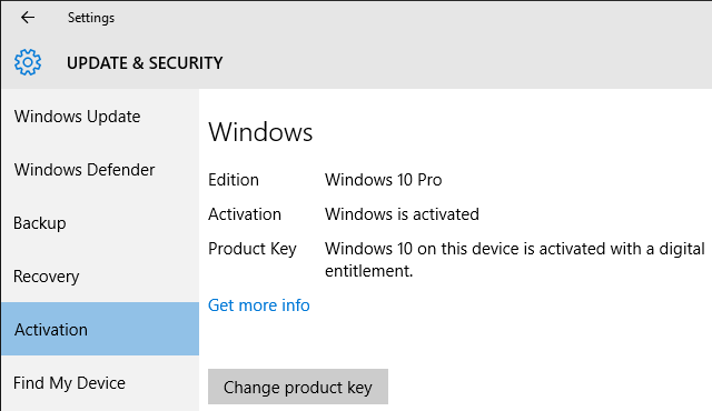 Droit numérique Windows 10