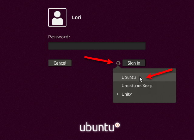 Changer l'environnement de bureau dans Ubuntu 17.10