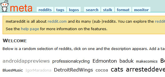 recherche subreddit