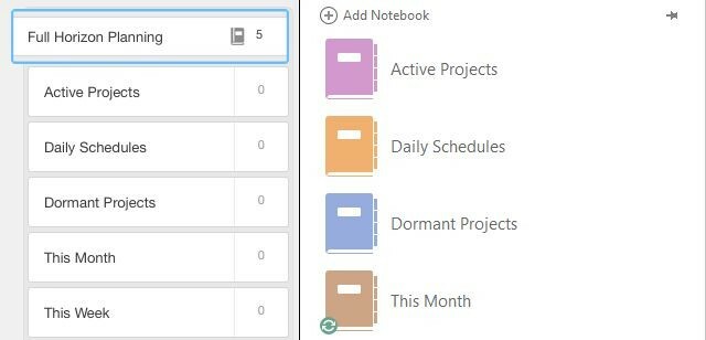 Le système à toute épreuve pour planifier et gérer plusieurs projets Carnets Evernote OneNote 640x308