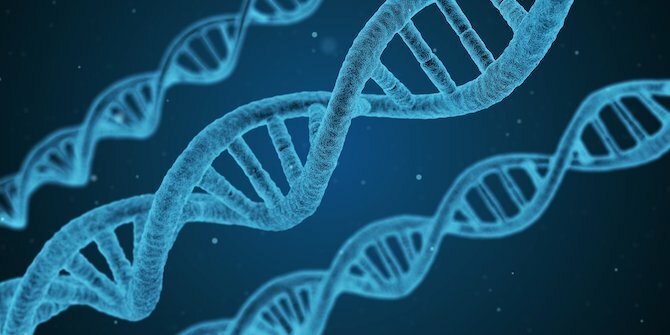 Illustration d'une double hélice d'ADN