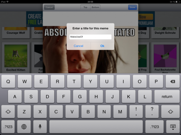 Meme Generator: Peut-être le plus de plaisir que vous aurez sur votre iPad memegenerator4