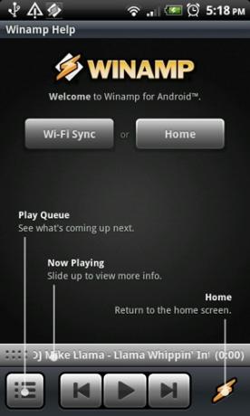 Winamp lance Android Media Player 1.0 [Actualités] Bienvenue à Winamp