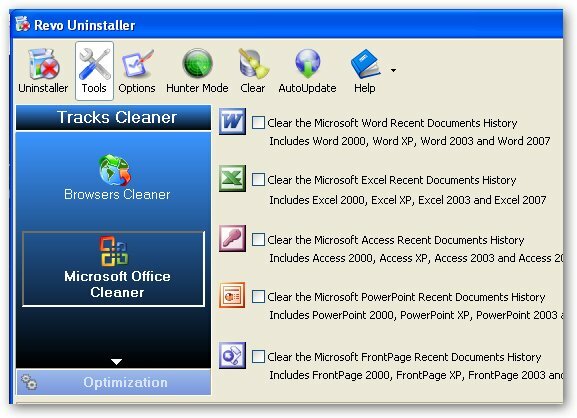 Revo Uninstaller Cleaner Programs