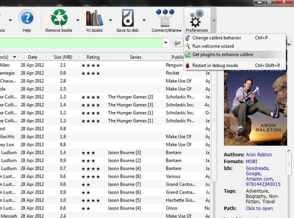 Calibre: Hands-Down, le meilleur gestionnaire de livres électroniques disponible Préférences de calibre Plugins