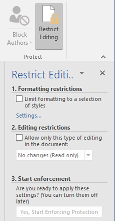 Comment créer des rapports et des documents professionnels dans Microsoft Word Restreindre la modification